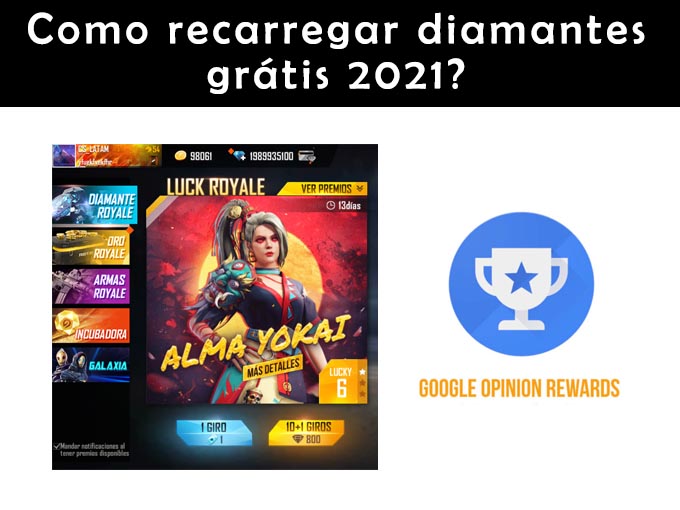 Como recarregar diamantes gratis em 2021?