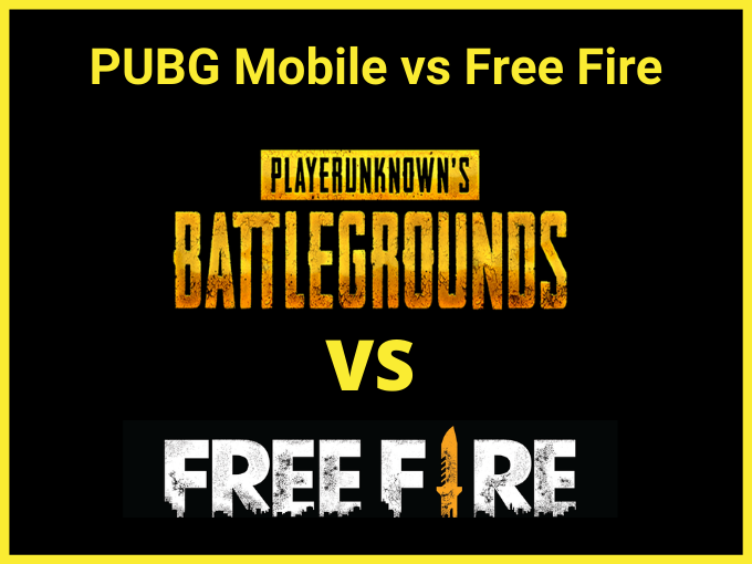 PUBG vs Free Fire: Qual é o melhor jogo