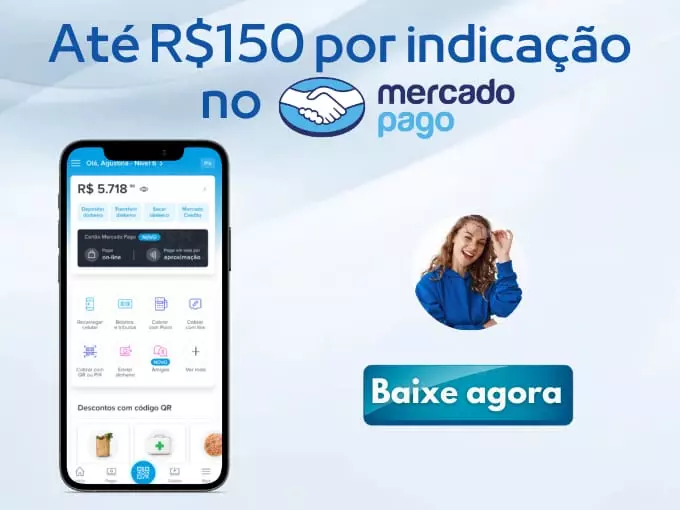 Mercado Pago - Até R$ 150 por indicação