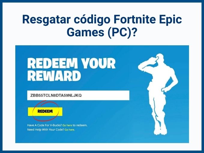 V-Bucks do Fortnite  Resgatar Cartão de Presente de V-Bucks