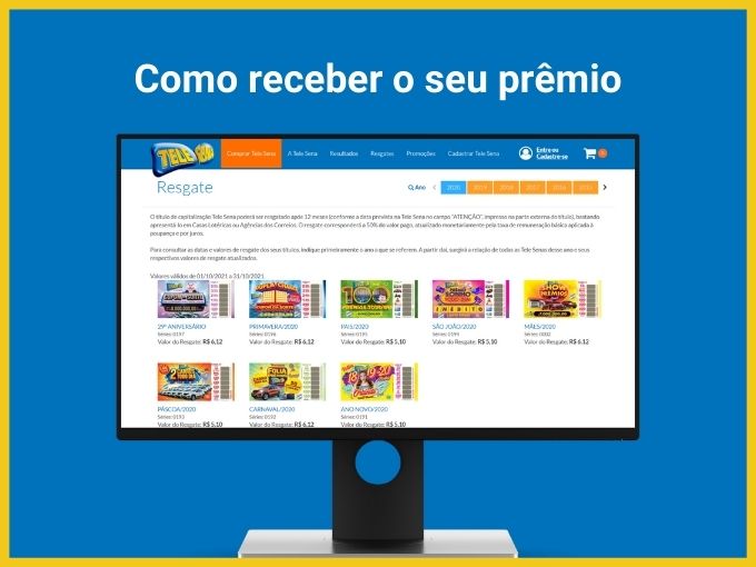 como receber o premio da tele sena
