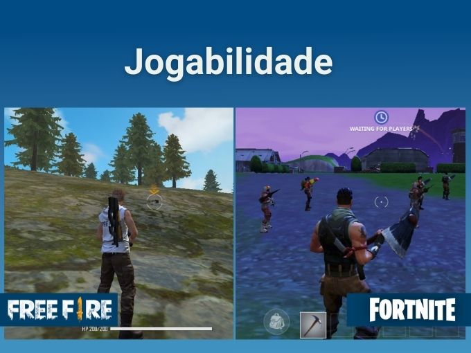Free Fire e Fortnite