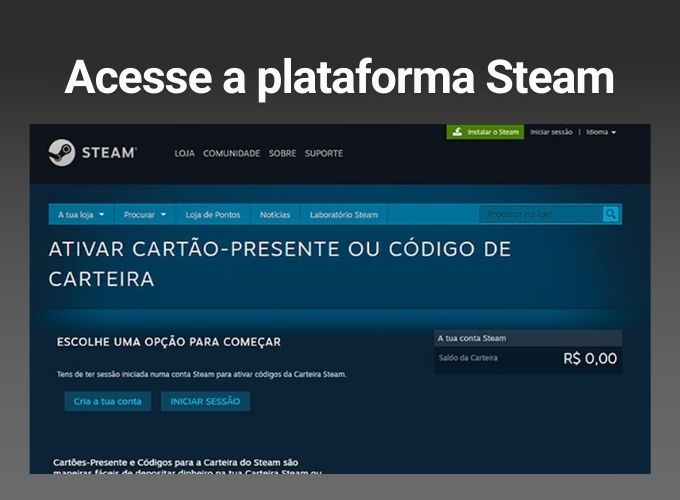 COMO RESGATAR UM CODIGO NA STEAM 