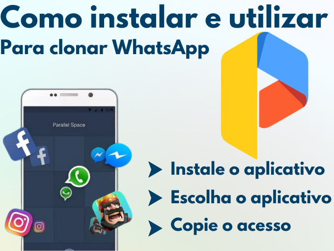como instalar e utilizar parallel space para clonar whatsapp