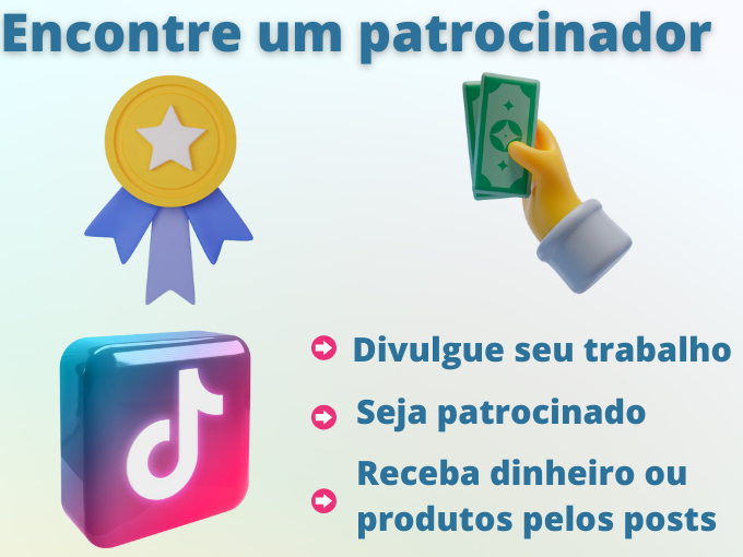 Como ganhar dinheiro no Tik Tok com um patrocinador
