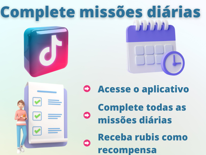 Como ganhar dinheiro no Tik Tok completando missoes diarias