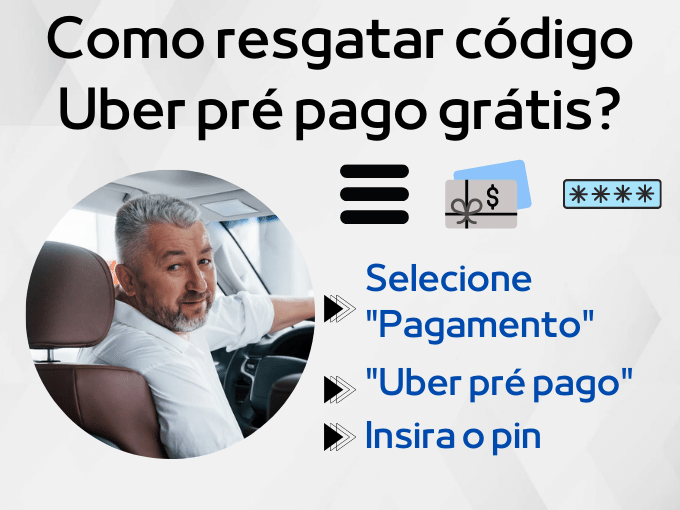 Como resgatar código Uber pré pago grátis?