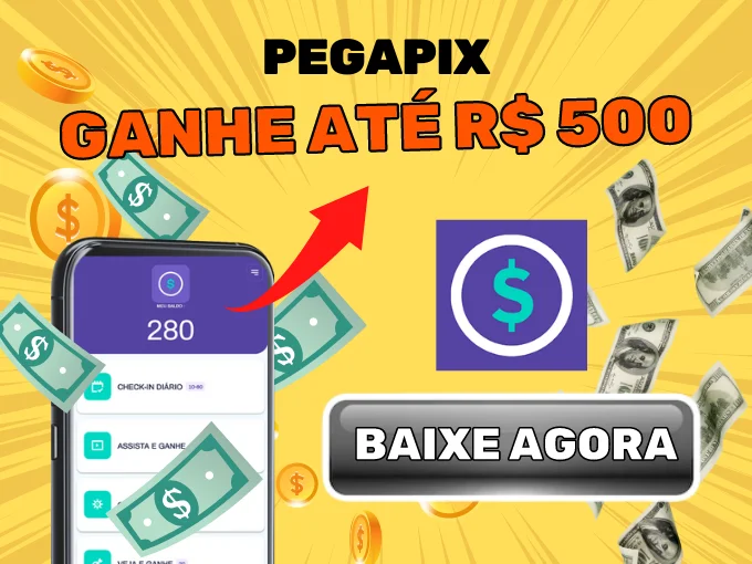 5) PegaPix - Até R$ 600 por mês